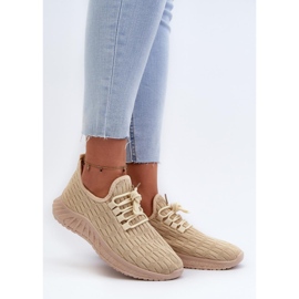 Sports Shoes Model Xalara TA-25 Beige - Step in style 1