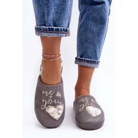 Slippers Model Geraja MD6003 Gray - Step in style grey 1