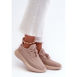 Pink women's slip-on sports shoes 1 Pink women's slip-on sports shoes 1