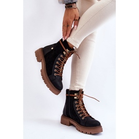Trappery boots Model Alette 22BT35-5063 Black - Step in style 1