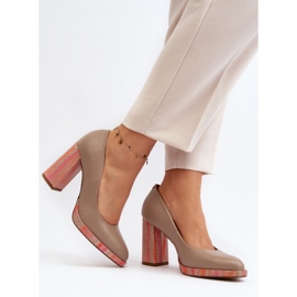 Pumps Model Laura Messi 2746/252-837 Beige - Step in style 2