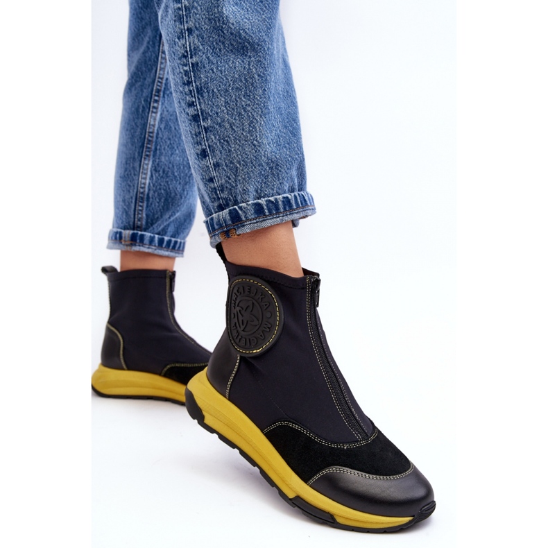 Maciejka Black women's ankle boots 2