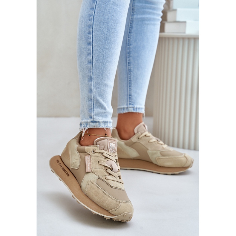 Big Star Beige platform sports shoes 1 Big Star Beige platform sports shoes 1