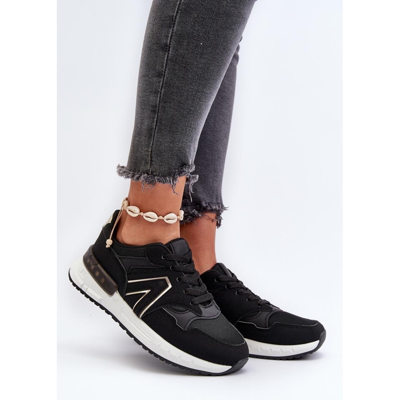 Sports shoes on a delicate Black platform 1