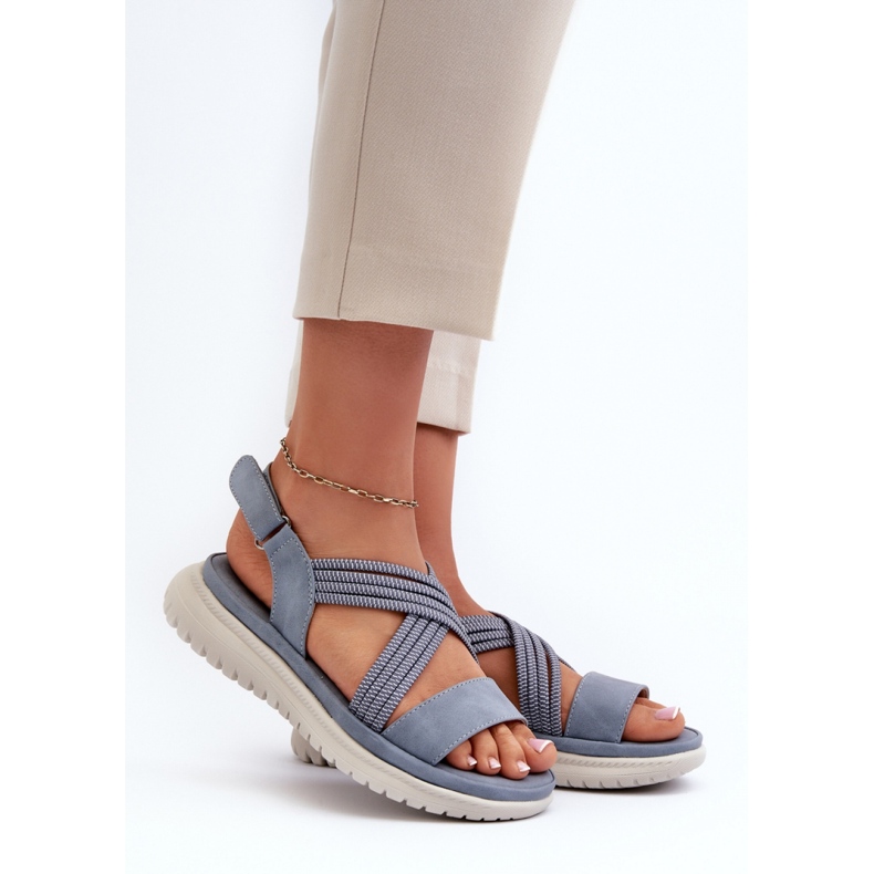 Sandals 24SD06-7056 Blue 1 Sandals 24SD06-7056 Blue 1
