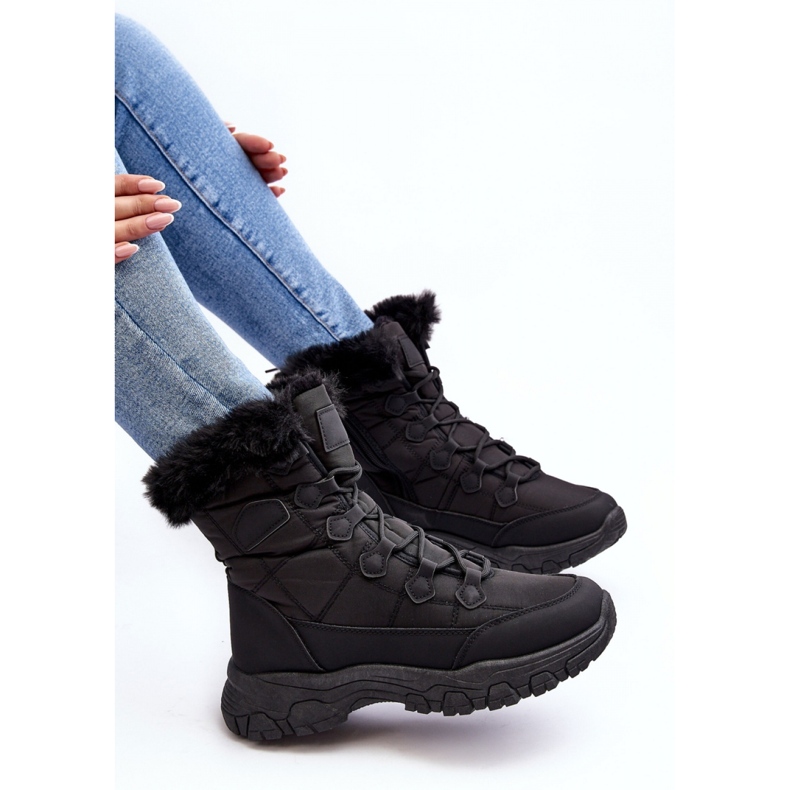 Snow boots Vittor model 23SN26-6568 Black - Step in style 2
