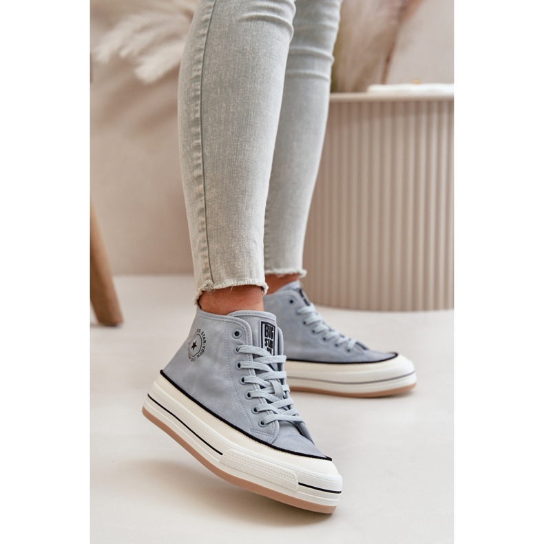 Big Star Blue insulated women's sneakers 1 Big Star Blue insulated women's sneakers 1