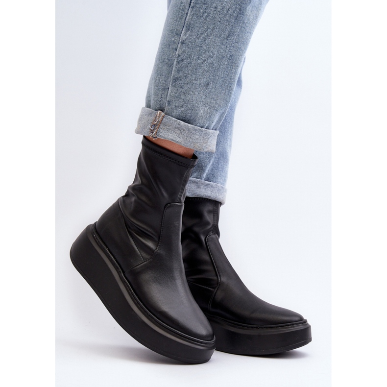 Boots Model Zazoo 3395 Black - Step in style 1
