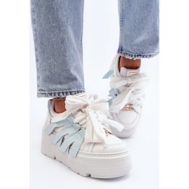 Women's Sports Shoes on the Zazoo Blue Platform 1