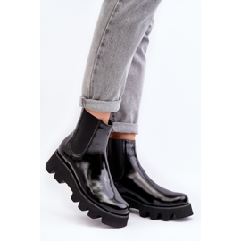 Laura Messi Black women's flat ankle boots 1 Laura Messi Black women's flat ankle boots 1