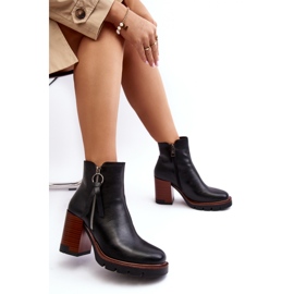Boots Model Brittney 58103 Black - Step in style 1