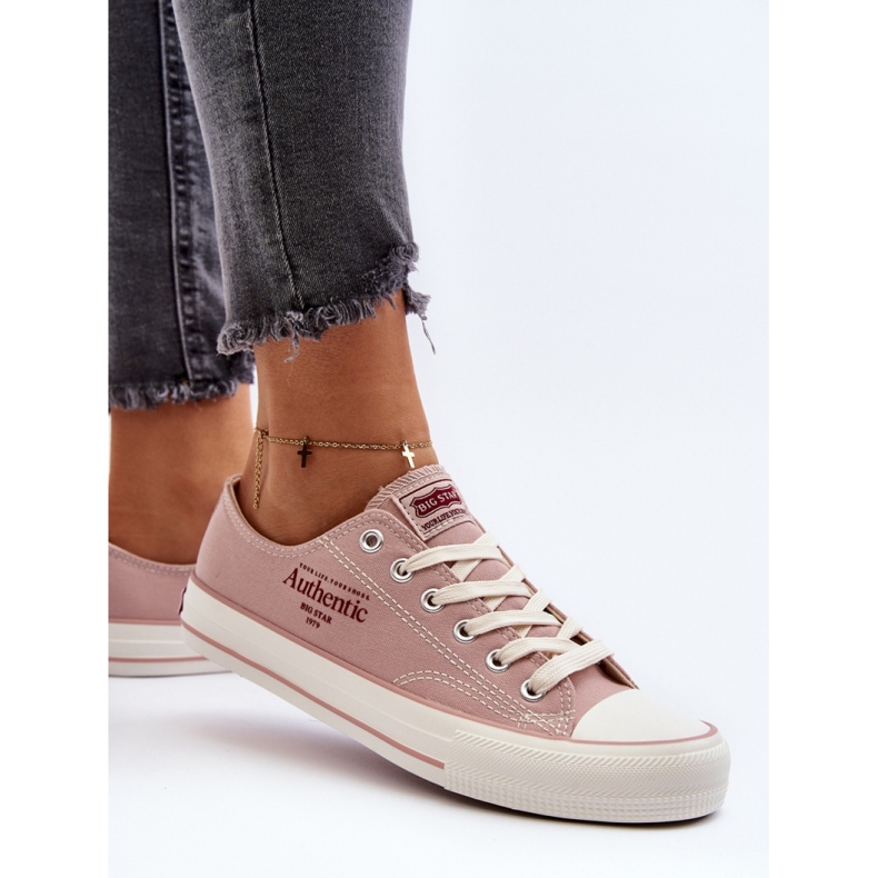 Pink Big Star sneakers 1