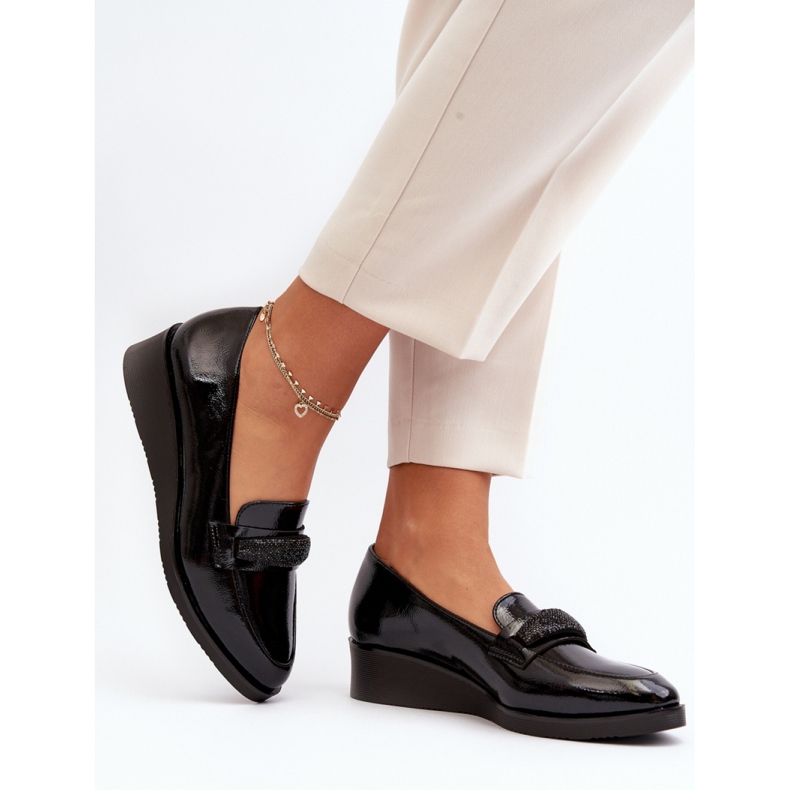 Women's wedge shoes Black 2 Women's wedge shoes Black 2