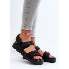 Women's platform sandals Big Star Black 1