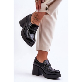 High heel shoes with Black decoration 2