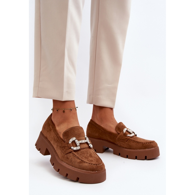Moccasins Model Ellise G422 Camel - Step in style brown 2
