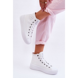 Big Star White Women's High Sneakers 1