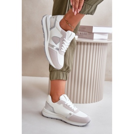 Women's Sports Shoes With Glitter White 1 Women's Sports Shoes With Glitter White 1