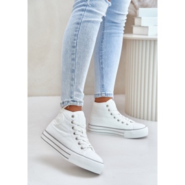 Big Star White Insulated High-Top Sneakers 1