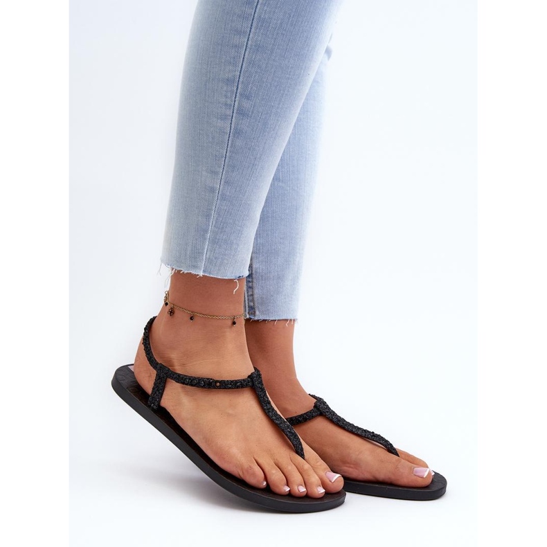 Sandals Model 26914 Ipanema Class Brilha Fem Black - Step in style 1