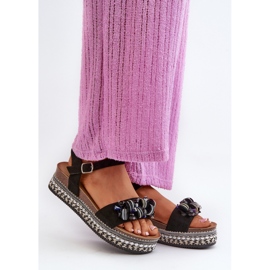 Sandals Model S.Barski HY056 Black - Step in style 1