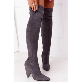 Boots Model Lu Boo XW37356 Gray Suede - Step in style grey 1