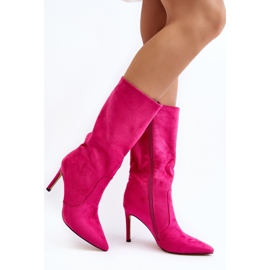 Boots Model Odetteia CLS-256 Fuchsia - Step in style pink 2