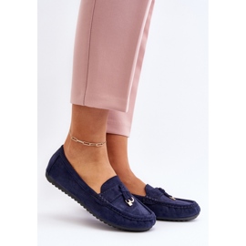 Moccasins Model Ontala N22-995 Blue - Step in style 1