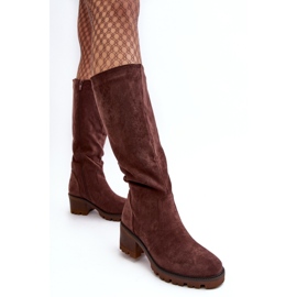 Boots Model Beveta D8130 Dark Brown - Step in style 2