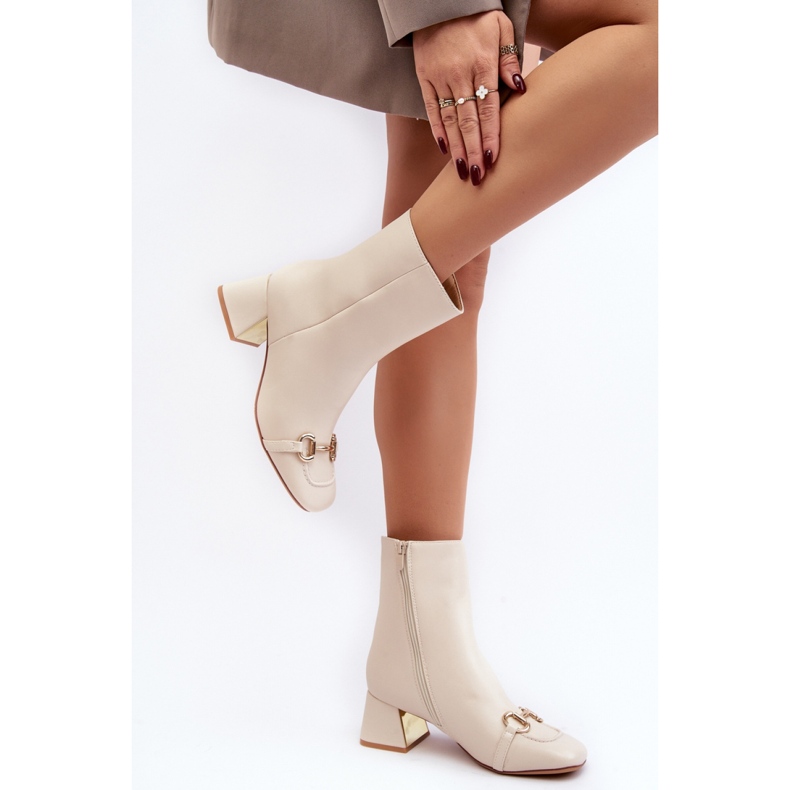 Boots Model Adinah 1063 Light Beige - Step in style 2
