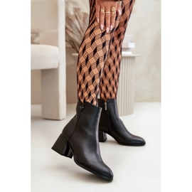 Boots Model Vinceza 77106 Black Leather - Step in style 1
