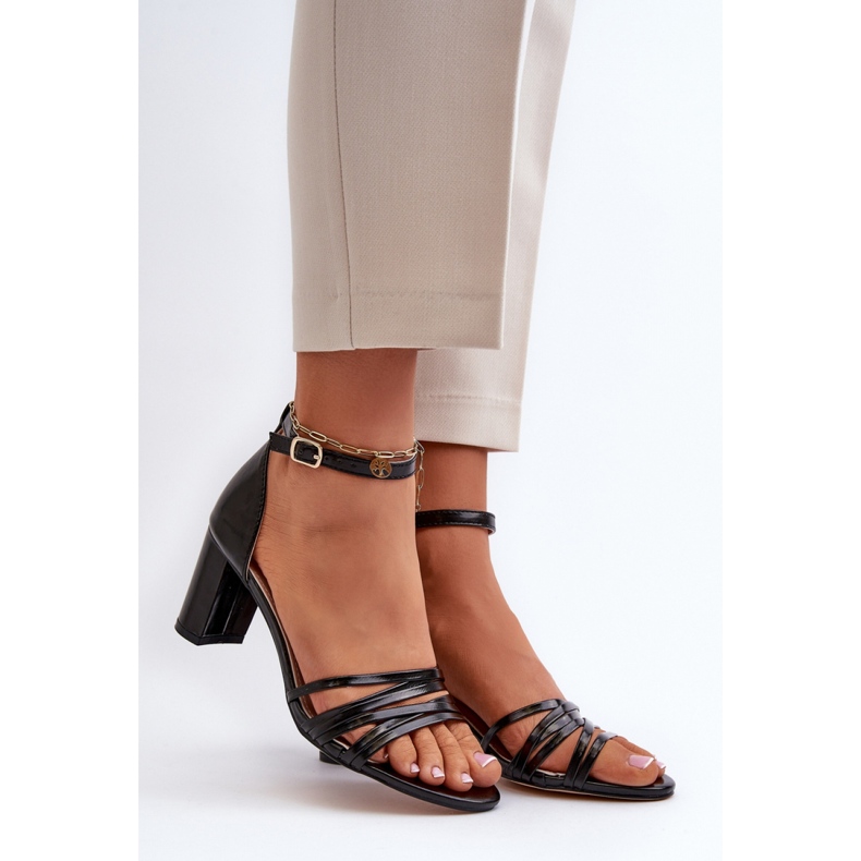 Sandals Model Enitia 24SD98-6768 Black - Step in style 1