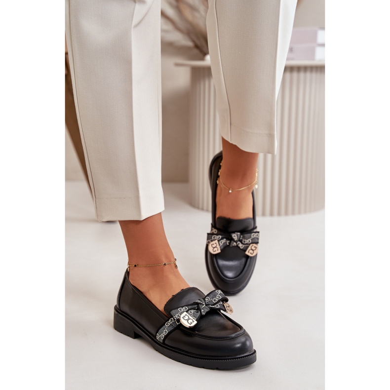 Moccasins Model S.Barski HY42-331 Black - Step in style 1