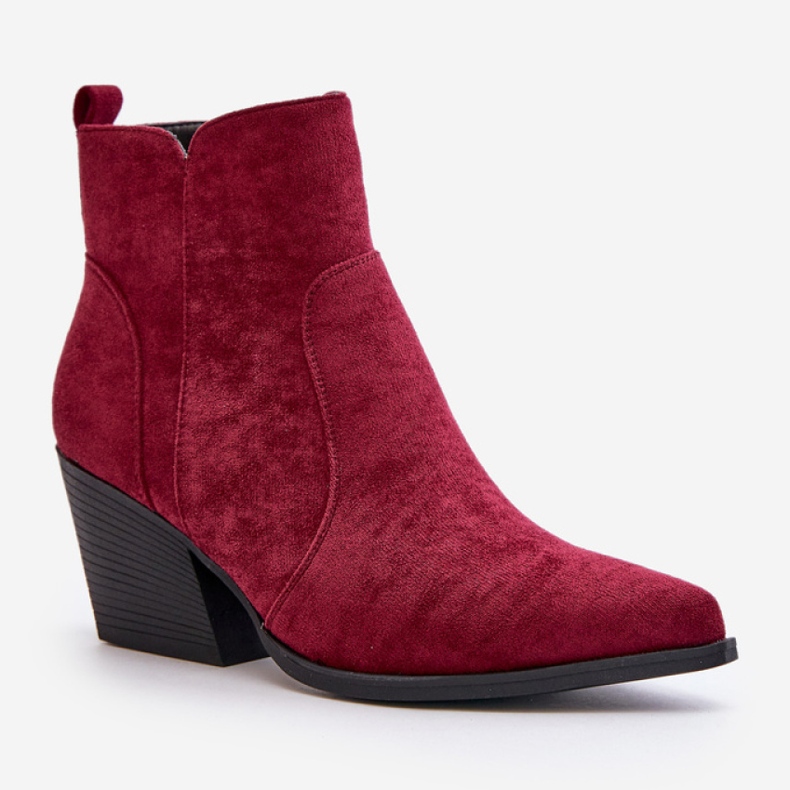 Boots Model Virtris RQ491 Bordo - Step in style red 2