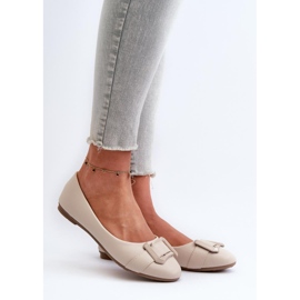 Ballerina shoes Model Cadwenla 9988-69 Light Beige - Step in style 1