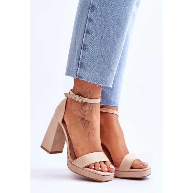 Sandals Model Merila LC-29 Beige - Step in style 1