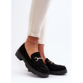 Moccasins Model Lighas F003 Black - Step in style 1