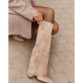 Model Kaithena CLS-365 Beige boots - Step in style 2