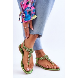Sandals Model Lenisa H8-291 Green - Step in style 1