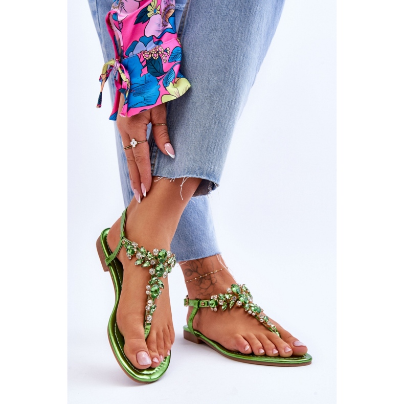 Sandals Model Lenisa H8-291 Green - Step in style 1