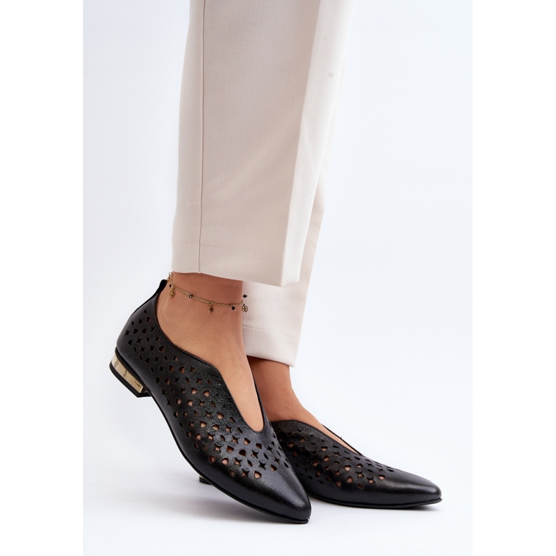 Ballet flats Model Zazoo 2883/037 Black - Step in style 1