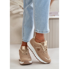Sports Shoes Model Lerisas TL289-63 Khaki - Step in style beige 1