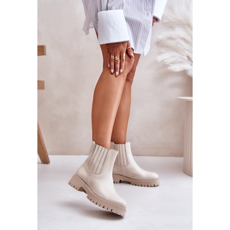 Boots Model Lewski 3611 Light Beige - Step in style 1