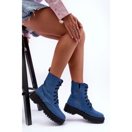 Workery boots Model Teflorna CLS-270 Blue - Step in style 1