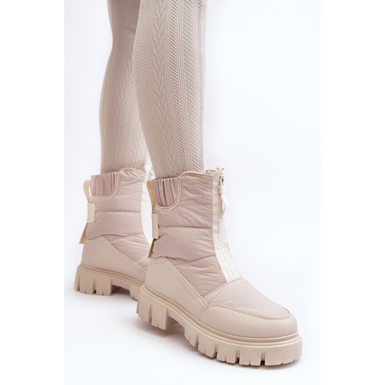 Snow boots Model Hixe 34635 Light Beige - Step in style 1