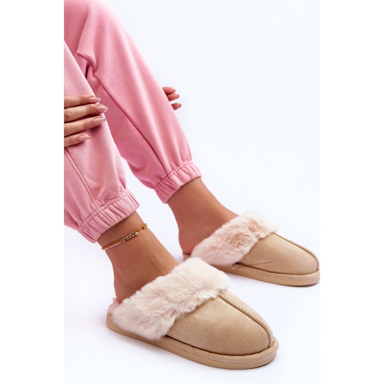 Slippers Model Pinky BO-609 Light Beige - Step in style 1