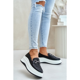 Moccasins Model Vinceza 89105 Black - Step in style 1