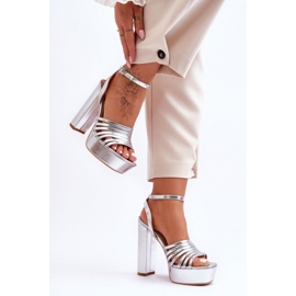Sandals Model Maya B-307 Silver - Step in style grey 1