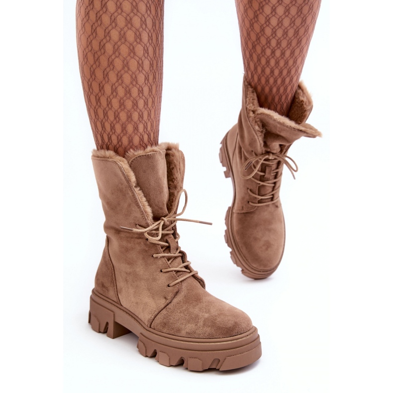 Workers Model Frendo DA96P Dark Beige Suede - Step in style 1