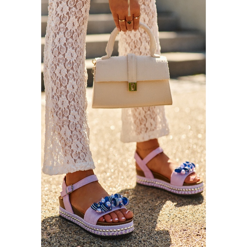 Sandals Model S.Barski HY056 Violet - Step in style 1